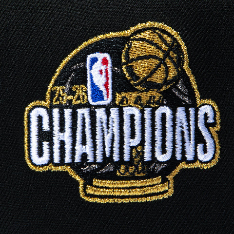 New Era 9Forty A-Frame New York Knicks 2026 NBA Champions Patch Token Snapback Hat - Black New Era