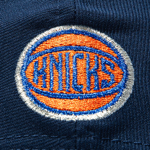 New Era 9Forty A-Frame New York Knicks 2026 NBA Champions Patch Snapback Hat - Navy New Era