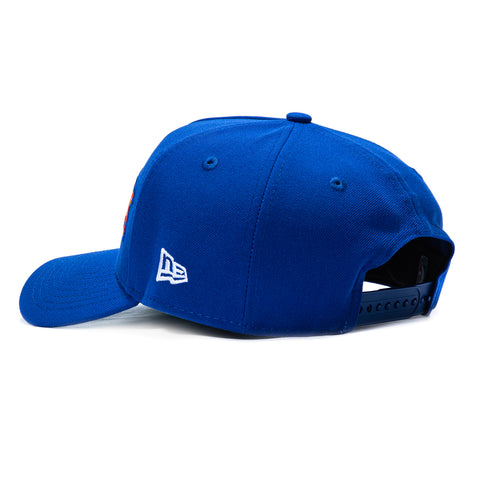 New Era 9Forty A-Frame New York Knicks 2026 NBA Champions Patch New York Statue of Liberty Mint UV Snapback Hat - Royal New Era