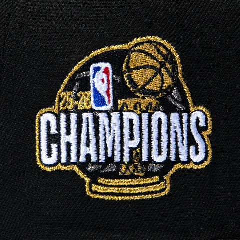New Era 9Fifty New York Knicks 2026 NBA Champions Patch Snapback Hat - Black New Era