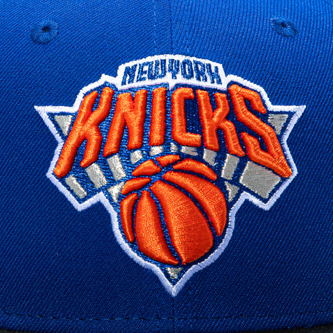 New Era 9Fifty New York Knicks 2026 NBA Champions Patch Snapback Hat - Royal, Black New Era