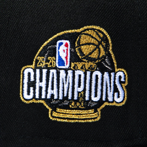New Era 9Fifty New York Knicks 2026 NBA Champions Patch Token Snapback Hat - Black New Era