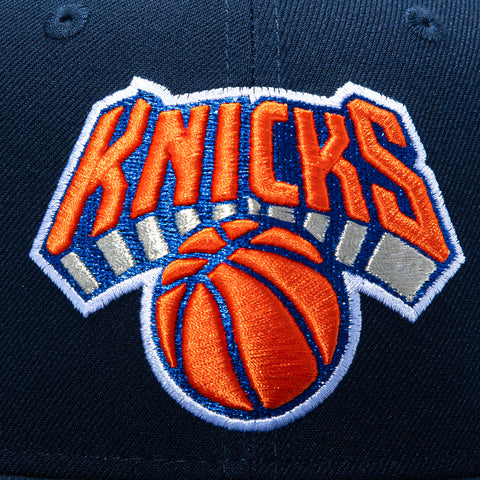 New Era 9Fifty New York Knicks 2026 NBA Champions Patch Snapback Hat - Navy New Era