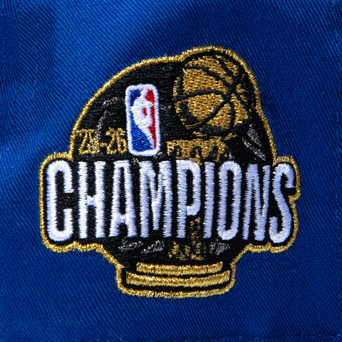 New Era 19Twenty New York Knicks 2026 NBA Champions Patch Token Snapback Pre-Curved Hat - Royal New Era