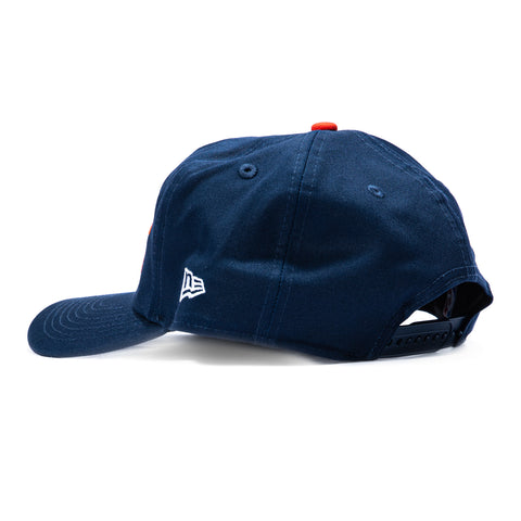 New Era 19Twenty New York Knicks 2026 NBA Champions Patch New York Forever Snapback Pre-Curved Hat - Navy, Orange New Era