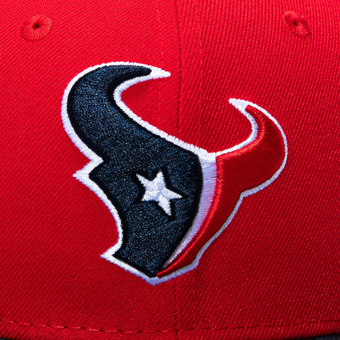 2TONE TEXANS MASCOT HOF RED/NVY New Era
