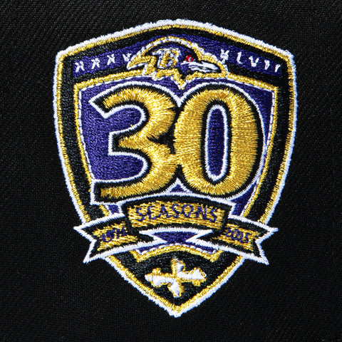 BLK DOME 5950 RAVENS 30TH ALT BLK New Era