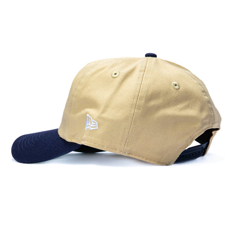 New Era 19Twenty Arizona Wildcats Logo Patch 1989 Snapback Pre-Curved Hat - Tan, Light Navy New Era