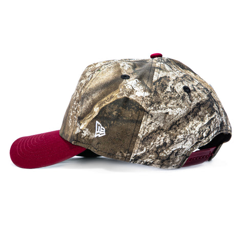 New Era 19Twenty Arkansas Razorbacks Snapback Pre-Curved Hat - Realtree, Cardinal New Era