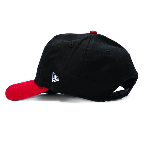New Era 19Twenty Texas Tech Red Raiders Guns Up Patch Vault Mascot Snapback Pre-Curved Hat - Black, Red New Era
