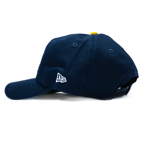 New Era 19Twenty Michigan Wolverines 2023 National Champions Patch EST Word Snapback Pre-Curved Hat - Navy New Era