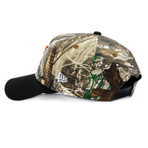 New Era 9Forty A-Frame Texas Longhorns Snapback Hat - Realtree, Black New Era
