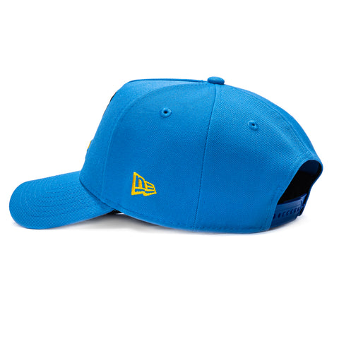 New Era 9Forty A-Frame UCLA Bruins Logo Patch Bear logo Snapback Hat - Light Blue New Era