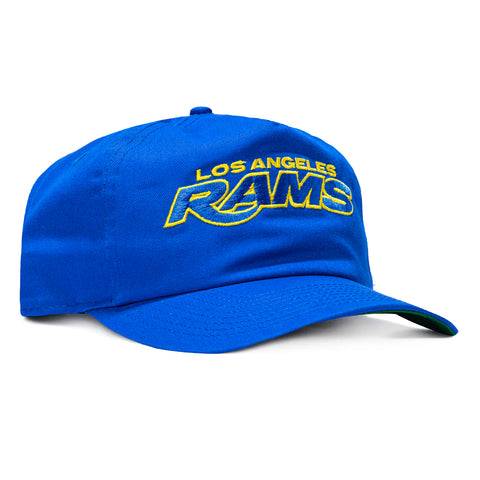 New Era 19Twenty Los Angeles Rams Word Snapback Pre-Curved Hat - Royal New Era