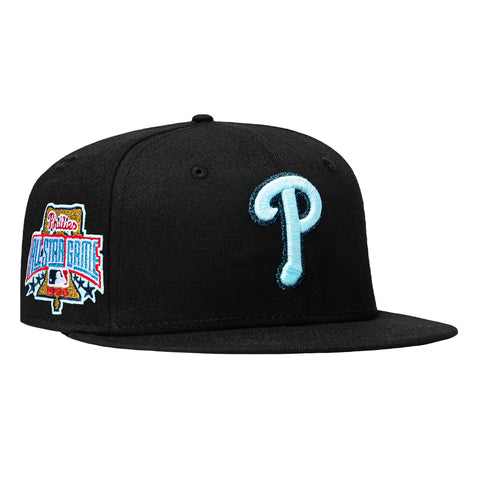 New Era 59Fifty Spooky Szn Philadelphia Phillies 1996 All Star Game Patch Triple Hat - Black New Era