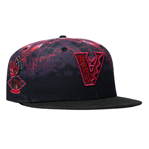 New Era 59Fifty 2026 Horror Pack Arizona Diamondbacks 2011 All Star Game Patch Upside Down Hat - Red, Black New Era