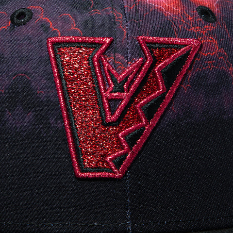 New Era 59Fifty 2026 Horror Pack Arizona Diamondbacks 2011 All Star Game Patch Upside Down Hat - Red, Black New Era