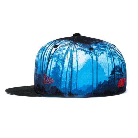 New Era 59Fifty 2026 Horror Pack Louisville Bats Logo Patch Hat - Light Blue, Black New Era