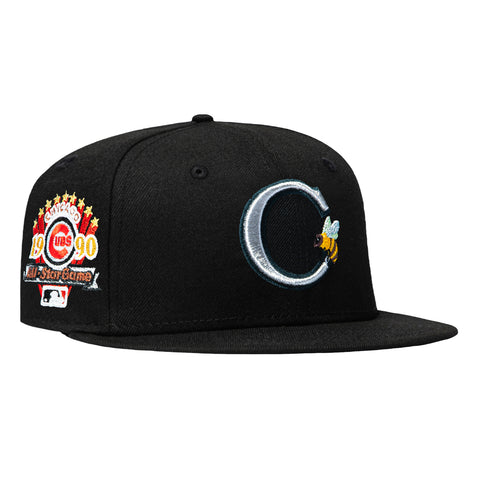 New Era 59Fifty 2026 Horror Pack Chicago Cubs 1990 All Star Game Patch Hat - Black New Era
