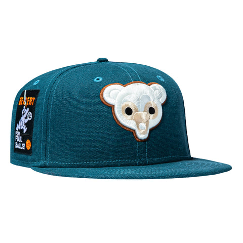 New Era 59Fifty 2026 Horror Pack Chicago Cubs Be Alert for Foul Balls Patch 1962 Hat - Indigo New Era