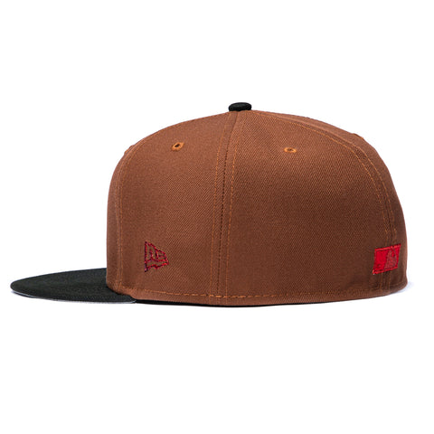 New Era 59Fifty 2026 Horror Pack Texas Rangers Logo Patch Hat - Brown, Black New Era