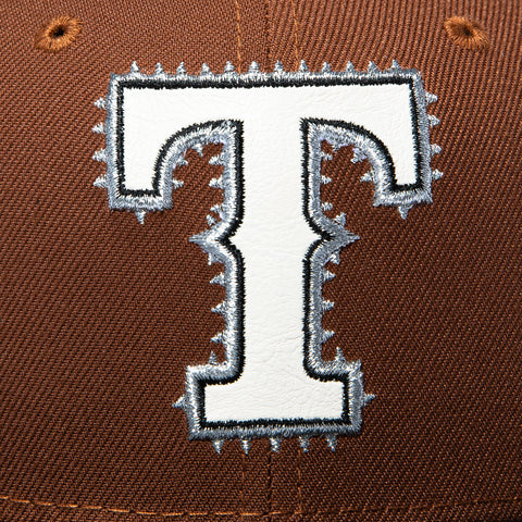 New Era 59Fifty 2026 Horror Pack Texas Rangers Logo Patch Hat - Brown, Black New Era