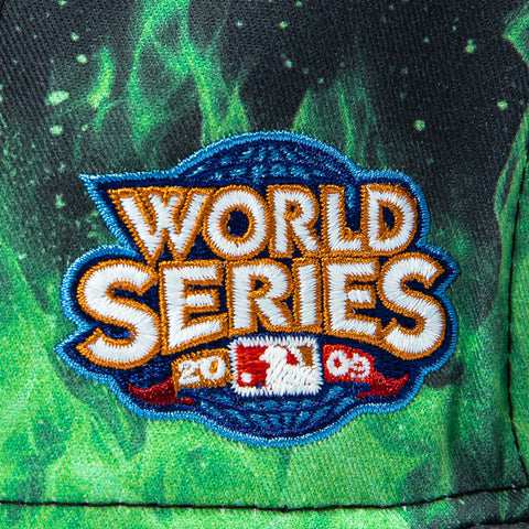 GREEN FLAME 5950 PHILLIES WS09 BLK New Era