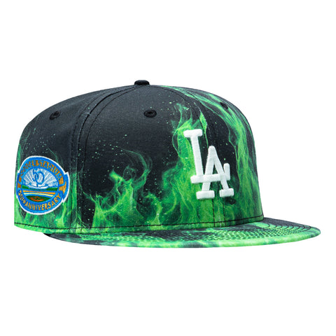 GREEN FLAME 5950 DODGERS 50TH STADIUM BLK New Era
