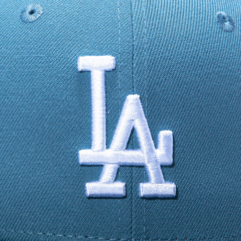 New Era 59Fifty Black and Blue Los Angeles Dodgers 2025 World Series Patch Hat - Indigo, Black New Era