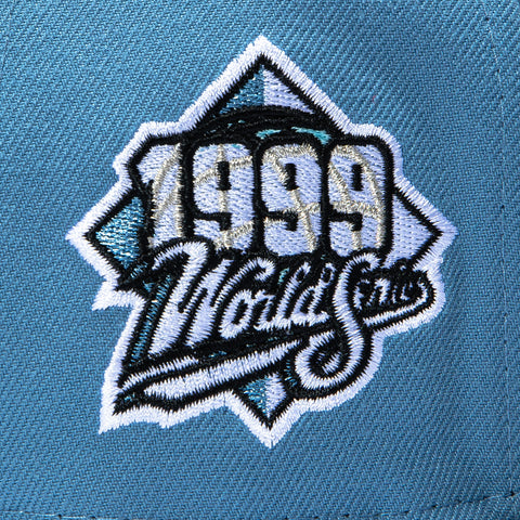 New Era 59Fifty Black and Blue New York Yankees 1999 World Series Patch Hat - Indigo, Black New Era