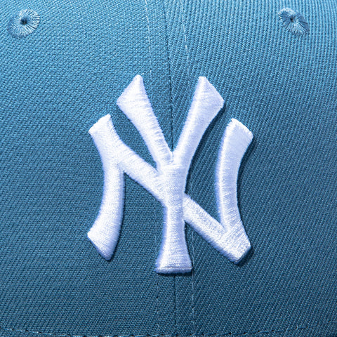 New Era 59Fifty Black and Blue New York Yankees 1999 World Series Patch Hat - Indigo, Black New Era