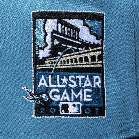 New Era 59Fifty Black and Blue San Francisco Giants 2007 All Star Game Patch G Hat - Indigo, Black New Era