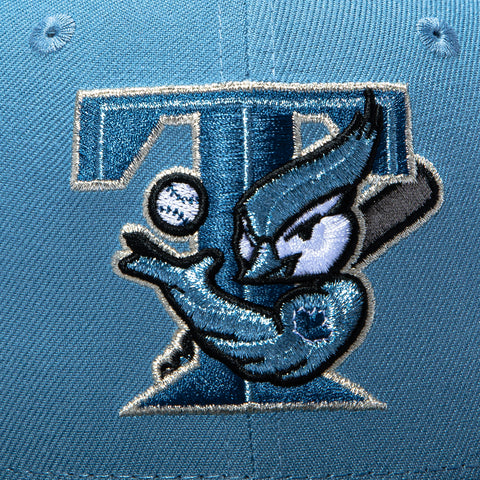 New Era 59Fifty Black and Blue Toronto Blue Jays 30th Anniversary Patch Hat - Indigo, Black New Era