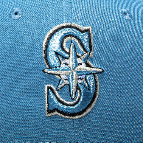 New Era 59Fifty Black and Blue Seattle Mariners 2001 All Star Game Patch Hat - Indigo, Black New Era