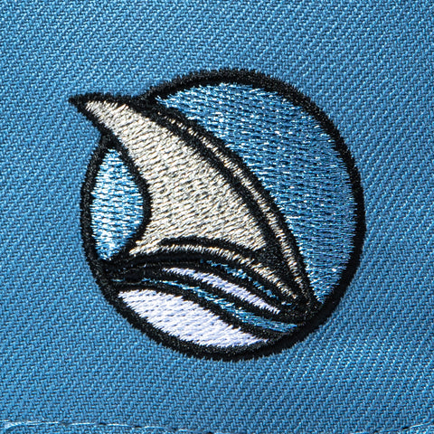 New Era 59Fifty Black and Blue San Jose Sharks Logo Patch Alternate Hat - Indigo, Black New Era