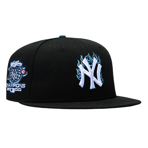 BLACK AND BLUE LBL UV 5950 YANKEES WS00 CHAMP FLAME BLK/IND/MSL New Era