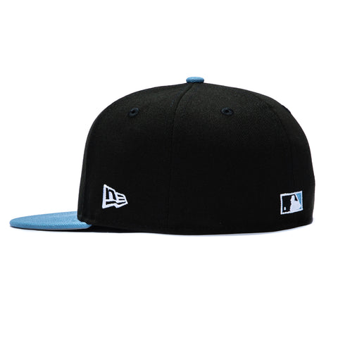 New Era 59Fifty Black and Blue Chicago White Sox 2005 World Series Patch Hat - Black, Indigo New Era