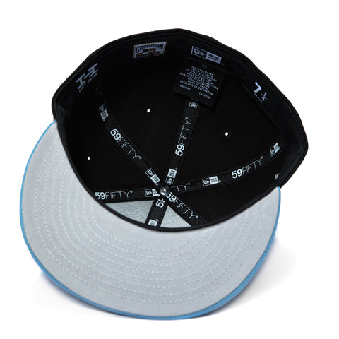 New Era 59Fifty Black and Blue Chicago White Sox 2005 World Series Patch Hat - Black, Indigo New Era