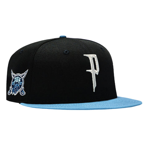 New Era 59Fifty Black and Blue Pittsburgh Pirates 2026 City Logo Patch Hat - Black, Indigo New Era