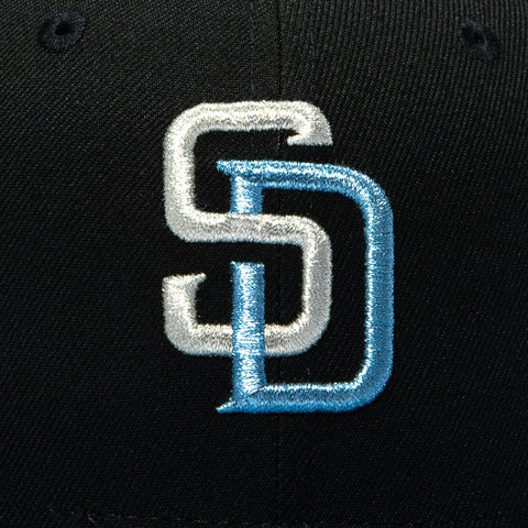 New Era 59Fifty Black and Blue San Diego Padres 2016 All Star Game Patch Hat - Black, Indigo New Era