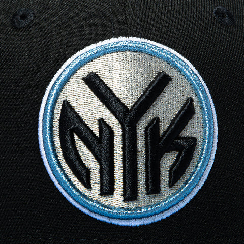 New Era 59Fifty Black and Blue New York Knicks 1998 All Star Game Patch Token Hat - Black, Indigo New Era