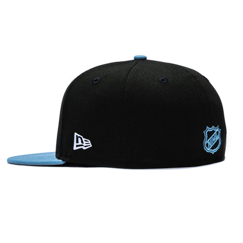 New Era 59Fifty Black and Blue Anaheim Ducks 2007 Stanley Cup Champions Patch Hat - Black, Indigo New Era