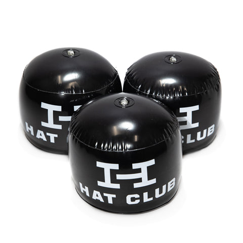 Hat Club Inflatable Hat Holder 3 Pack - Black Hat Club