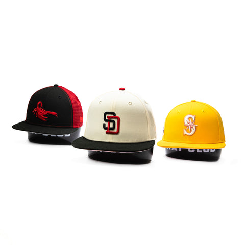 Hat Club Inflatable Hat Holder 3 Pack - Black Hat Club