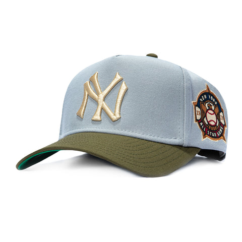 MN 2T YANKEES GRY/OLV SN Mitchell and Ness