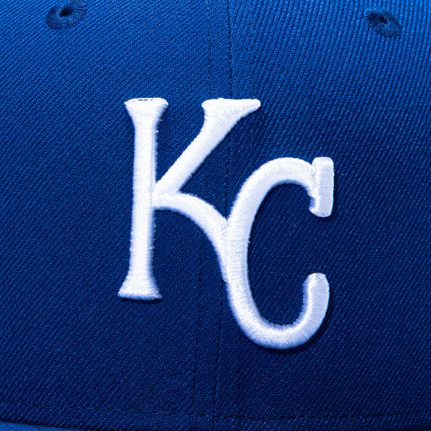 New Era 9Fifty MLB Basic Kansas City Royals Game Snapback Hat - Royal Hat Club
