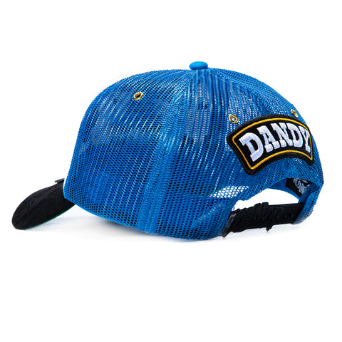 Dandy Hats Chunky Snapback Hat - Light Blue, Black Dandy Hats