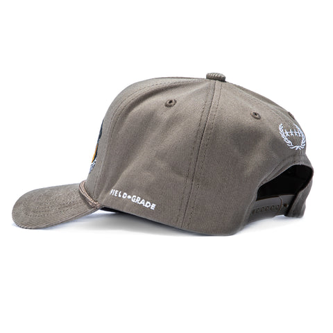 Field Grade Beware of Dog Snapback Hat - Grey Field Grade