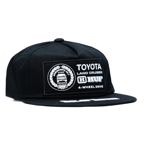 HUF Toyota Land Cruiser Rally Snapback Hat - Black Huf