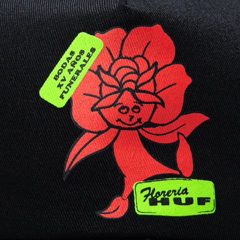 <div>HUF FLOWER DISTRICT TRUCKER BLK SN</div> Huf